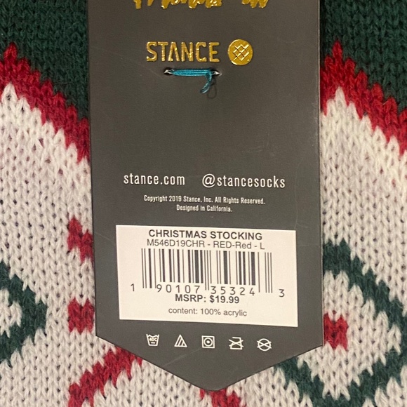STANCE LIMITED EDITION Christmas Stocking - Picture 3 of 3